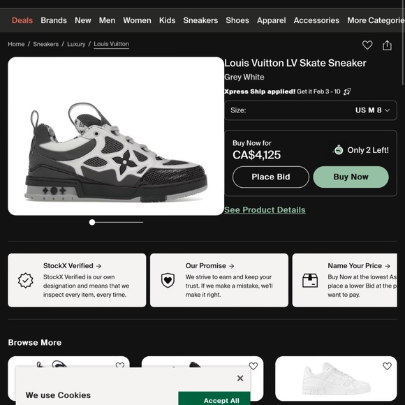 Authentic Louis Vuitton shoes - Picture 7 of 7